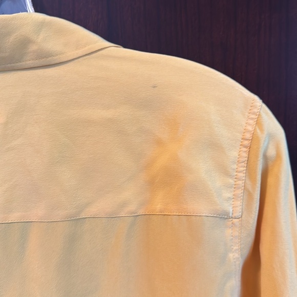 Silk blend, long sleeve button down - Picture 3 of 4